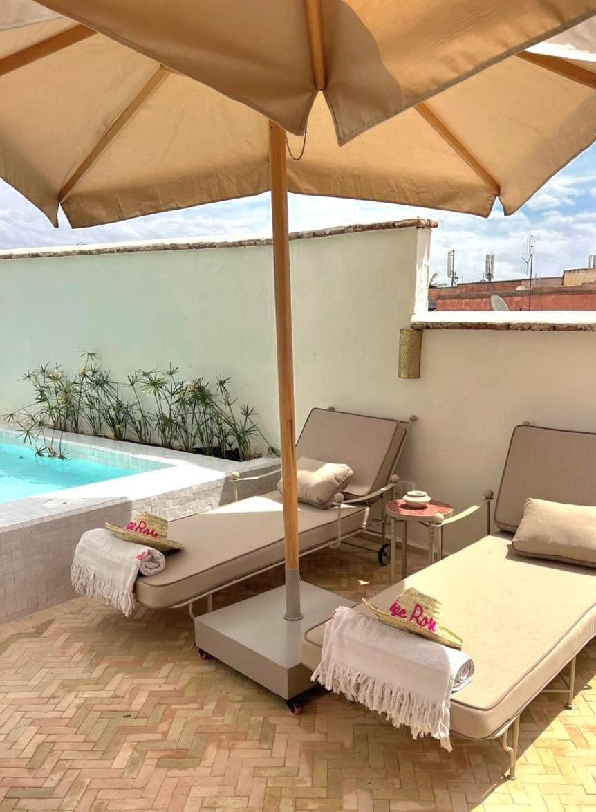 Le Singe Rose Bed & Breakfast Marrakesh Exterior photo